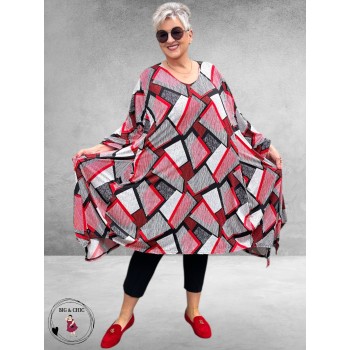 AKH Tuniek OhReally Rood Multi