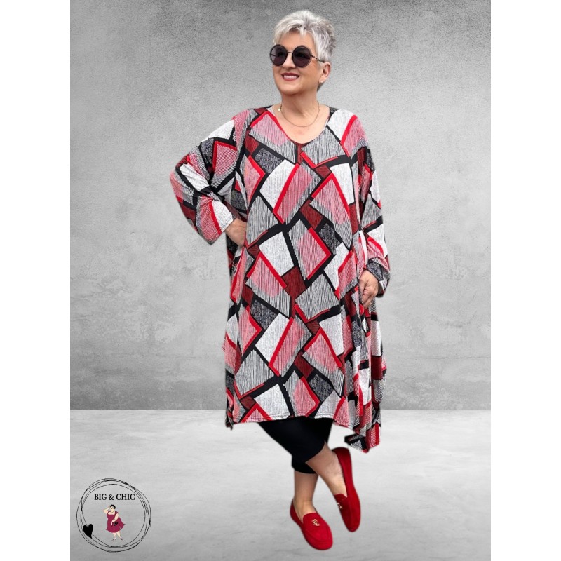 AKH Tuniek OhReally Rood Multi