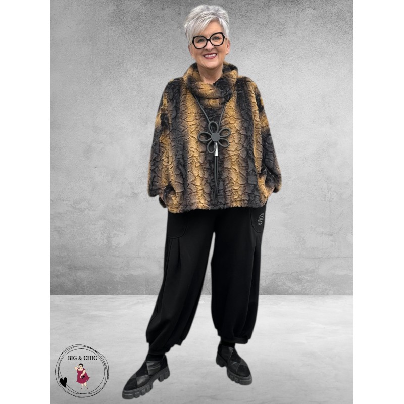 AKH Trui Cordula Fake Fur Kort