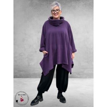 AKH Trui A-lijn Fleece Purple