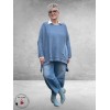 AKH Trui Katoen met Zak  Jeansblauw