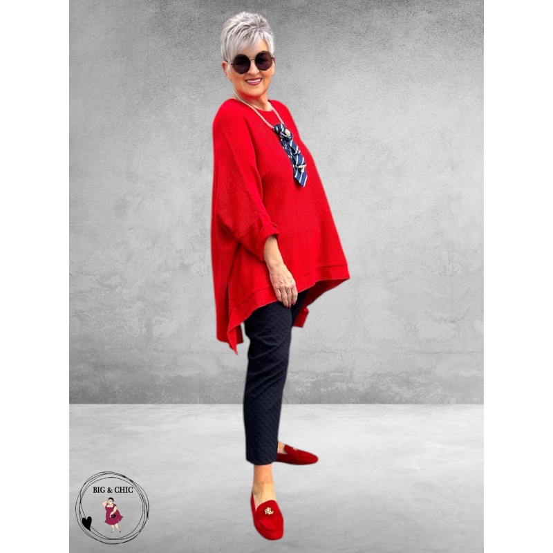 AKH Trui Katoen met Zak Rood