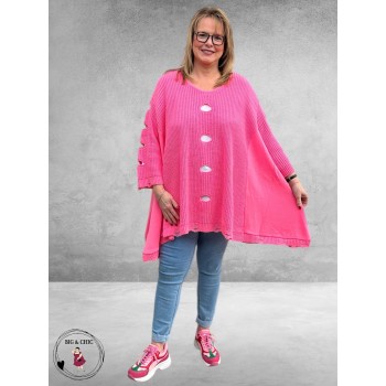 AKH Trui  Oversize A-Lijn Pink 