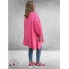AKH Trui  Oversize A-Lijn Pink 