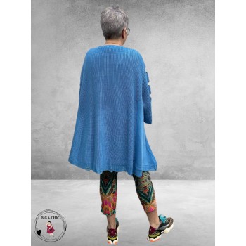 AKH Trui  Oversize A-Lijn Blauw