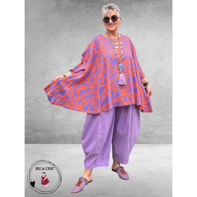 AKH Shirt Bahia Ola Lila-Koraal