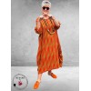 AKH Jurk Ballon Oranje/Groen