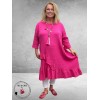 AKH Jurk Katoen Sommer Brise Fuchsia