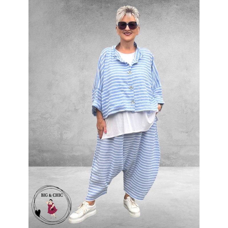 AKH Jasje Maokraag Breezy Blauw-Wit