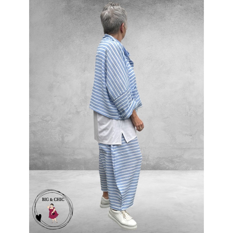 AKH Jasje Maokraag Breezy Blauw-Wit
