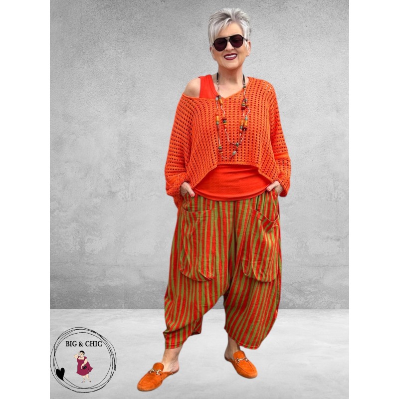 AKH Trui Kort Gaatjes Oranje