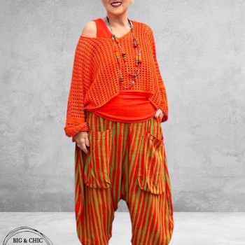 AKH Trui Kort Gaatjes Oranje