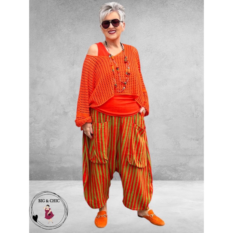 AKH Trui Kort Gaatjes Oranje
