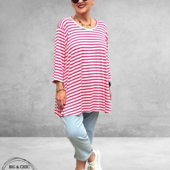 AKH Shirt Sailor Babe Pink/Wit