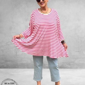 AKH Shirt Sailor Babe Pink/Wit