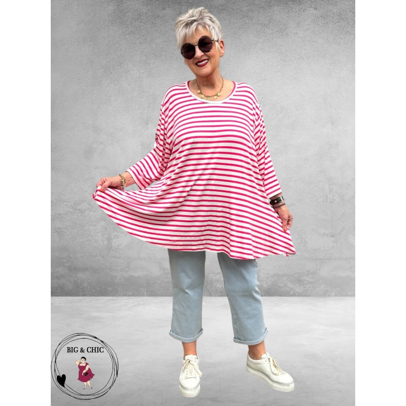 AKH Shirt Sailor Babe Pink/Wit