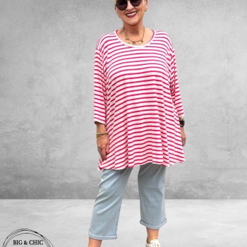 AKH Shirt Sailor Babe Pink/Wit