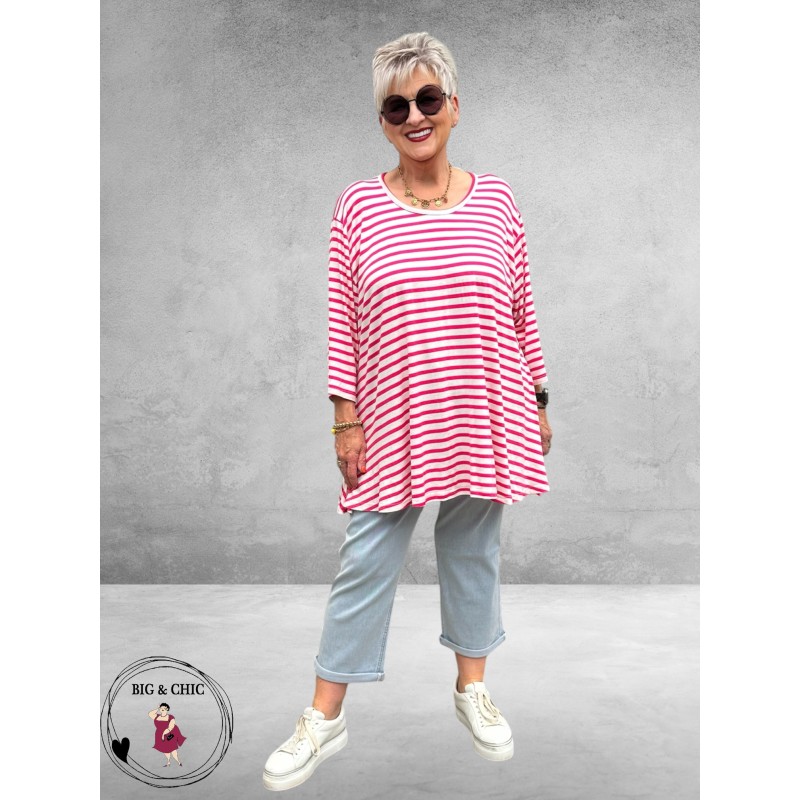 AKH Shirt Sailor Babe Pink/Wit