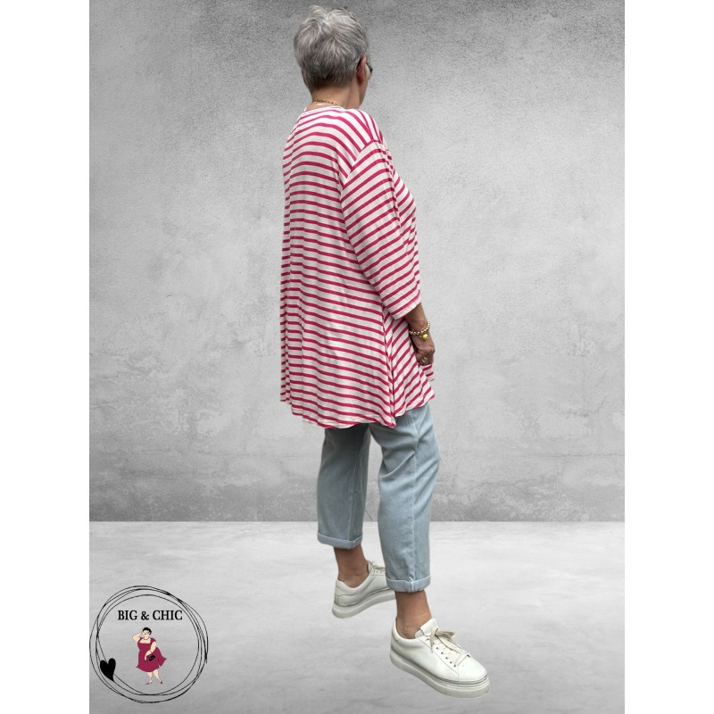 AKH Shirt Sailor Babe Pink/Wit