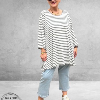 AKH Shirt Sailor Babe Grijs/Wit