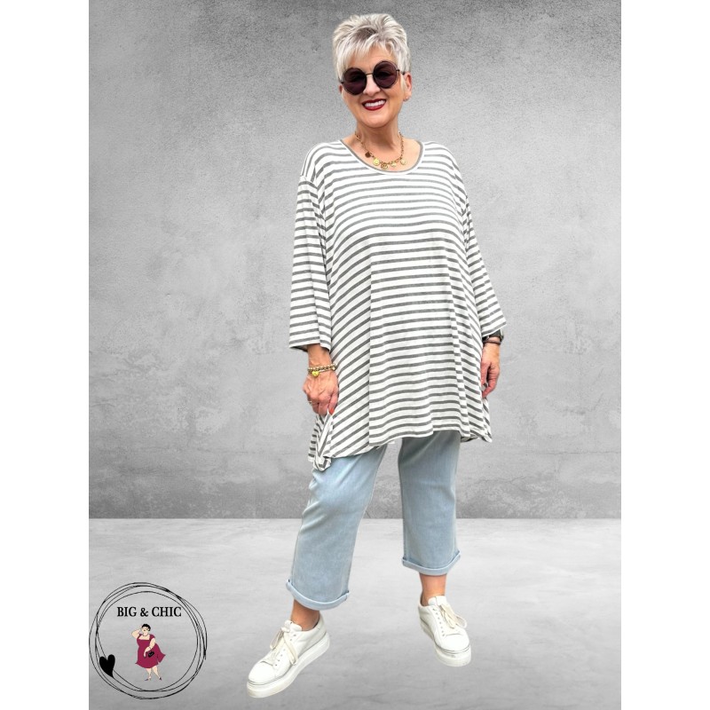 AKH Shirt Sailor Babe Grijs/Wit