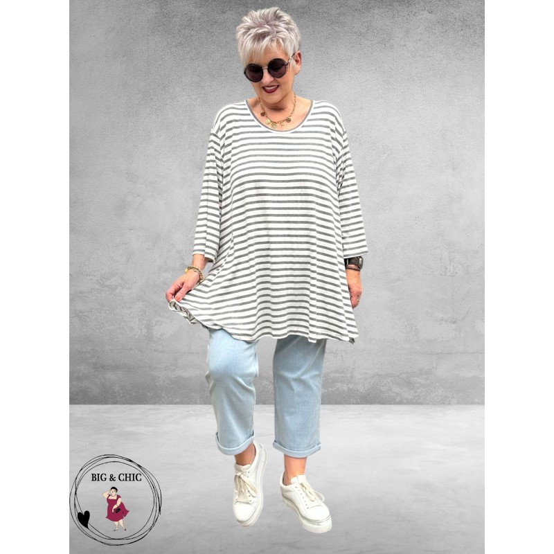 AKH Shirt Sailor Babe Grijs/Wit