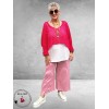 AKH Broek Sailor Babe Pink/Wit