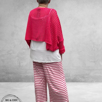 AKH Broek Sailor Babe Pink/Wit