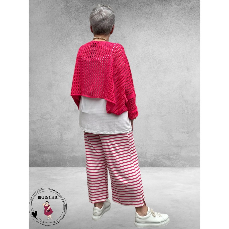 AKH Broek Sailor Babe Pink/Wit