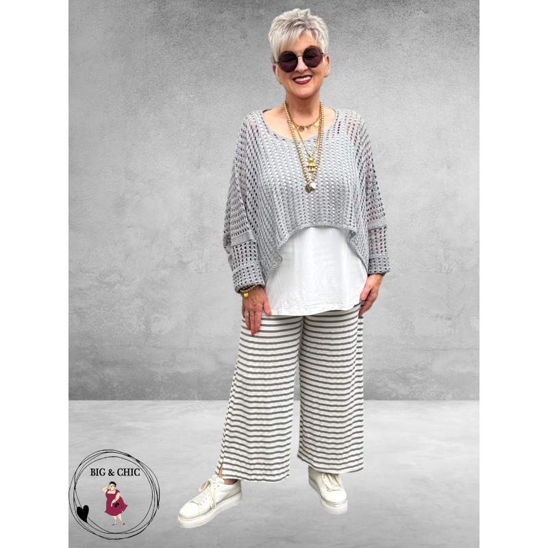 AKH Broek Sailor Babe GrijsPink/Wit