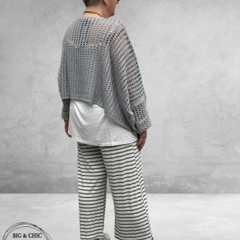 AKH Broek Sailor Babe GrijsPink/Wit