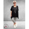 AKH Legging Strepen Zwart-Wit