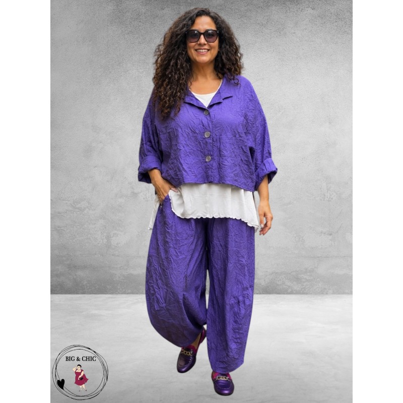 AKH Ballonbroek Crinkle Paars