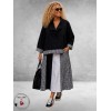 AKH Jasje Oversized Zwart/Pepita