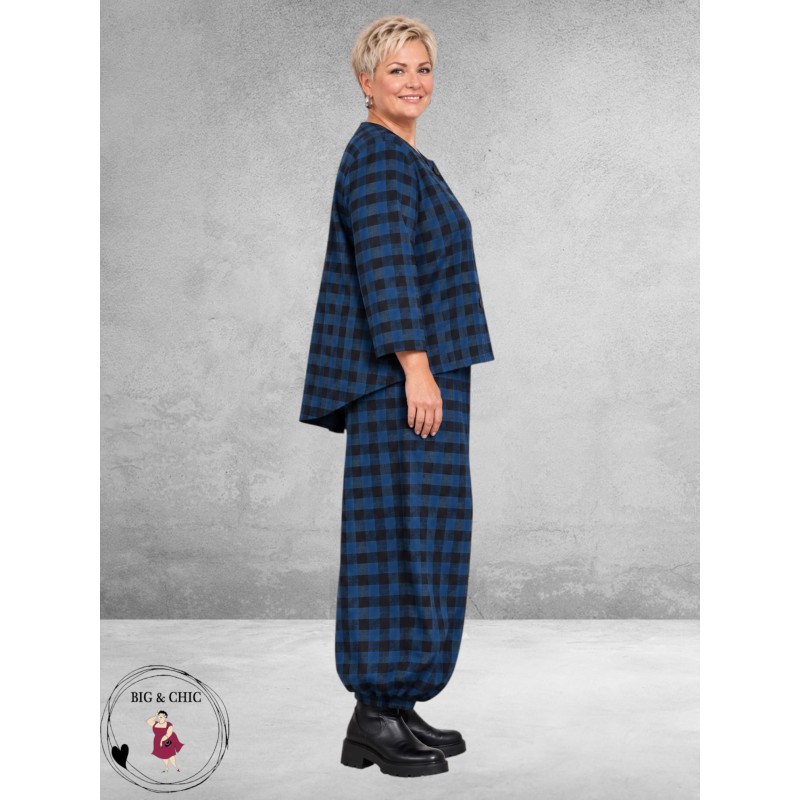 AKH Broek Ballon Blauw-Zwart-Ruit