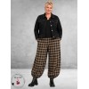 AKH Broek Ballon Zand-Zwart-Ruit