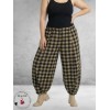 AKH Broek Ballon Zand-Zwart-Ruit