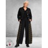AKH Broek Ballon Zwart/Design Ruit
