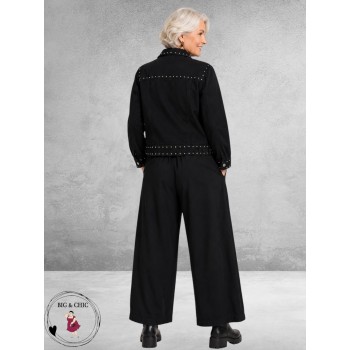 AKH Broek Ballon Zwart/Design Ruit