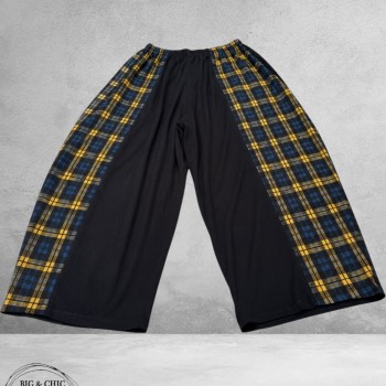 AKH Broek Ballon Zwart/Design Ruit