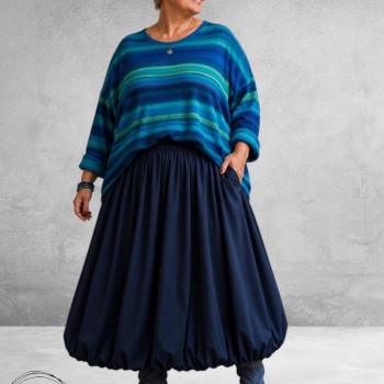 AKH Ballon Rok Donkerblauw