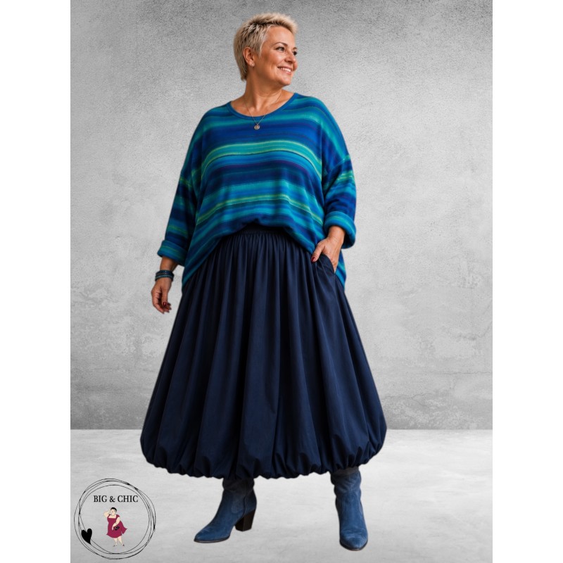 AKH Ballon Rok Donkerblauw