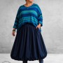 AKH Ballon Rok Donkerblauw
