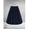 AKH Ballon Rok Donkerblauw