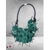 Ketting Stoer Statement Groen/Zwart Kort