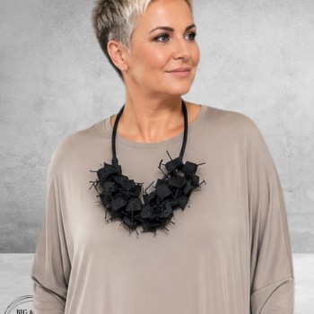 Ketting Stoer Statement Zwart Kort