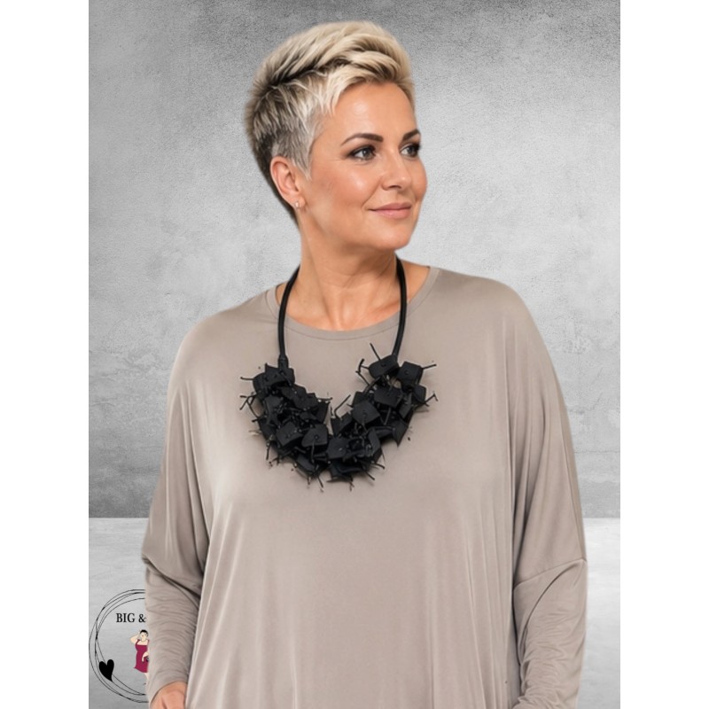 Ketting Stoer Statement Zwart Kort