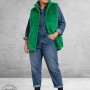 BG Gilet Faux Fur Appelgroen