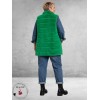 BG Gilet Faux Fur Appelgroen