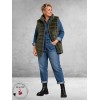 BG Gilet Faux Fur Olijf 